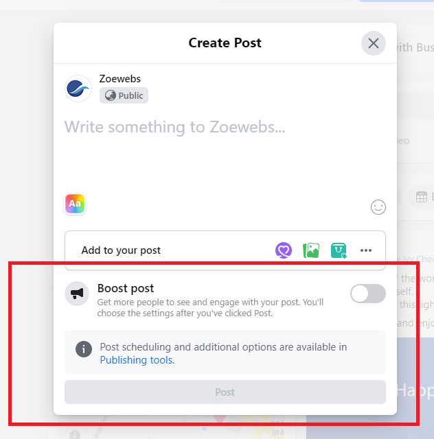 create post