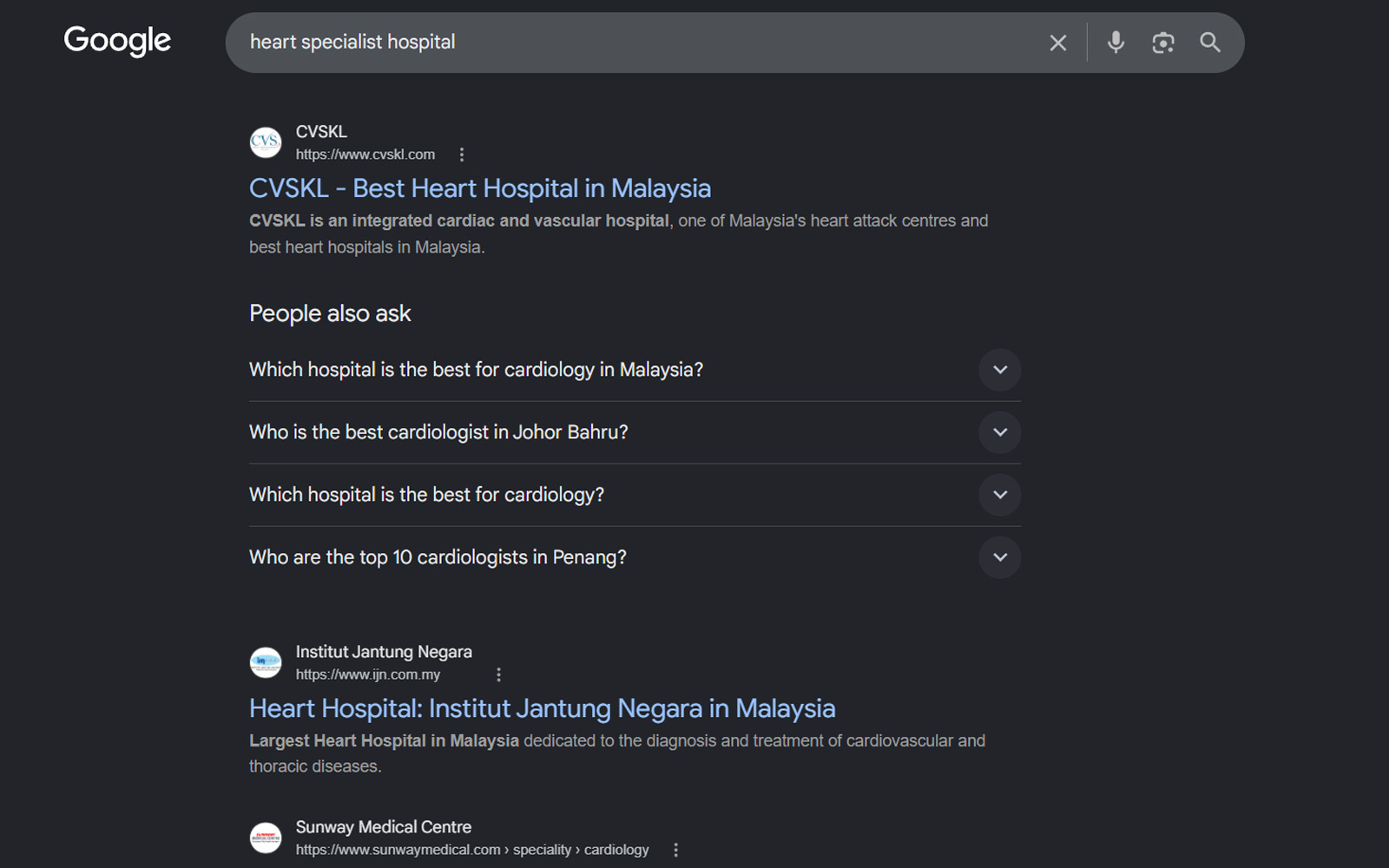 SEO ranking result screenshot placeholder